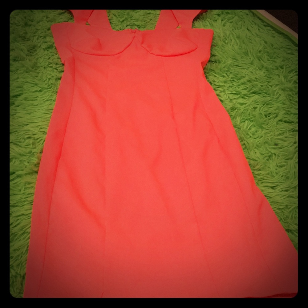 Coral dress